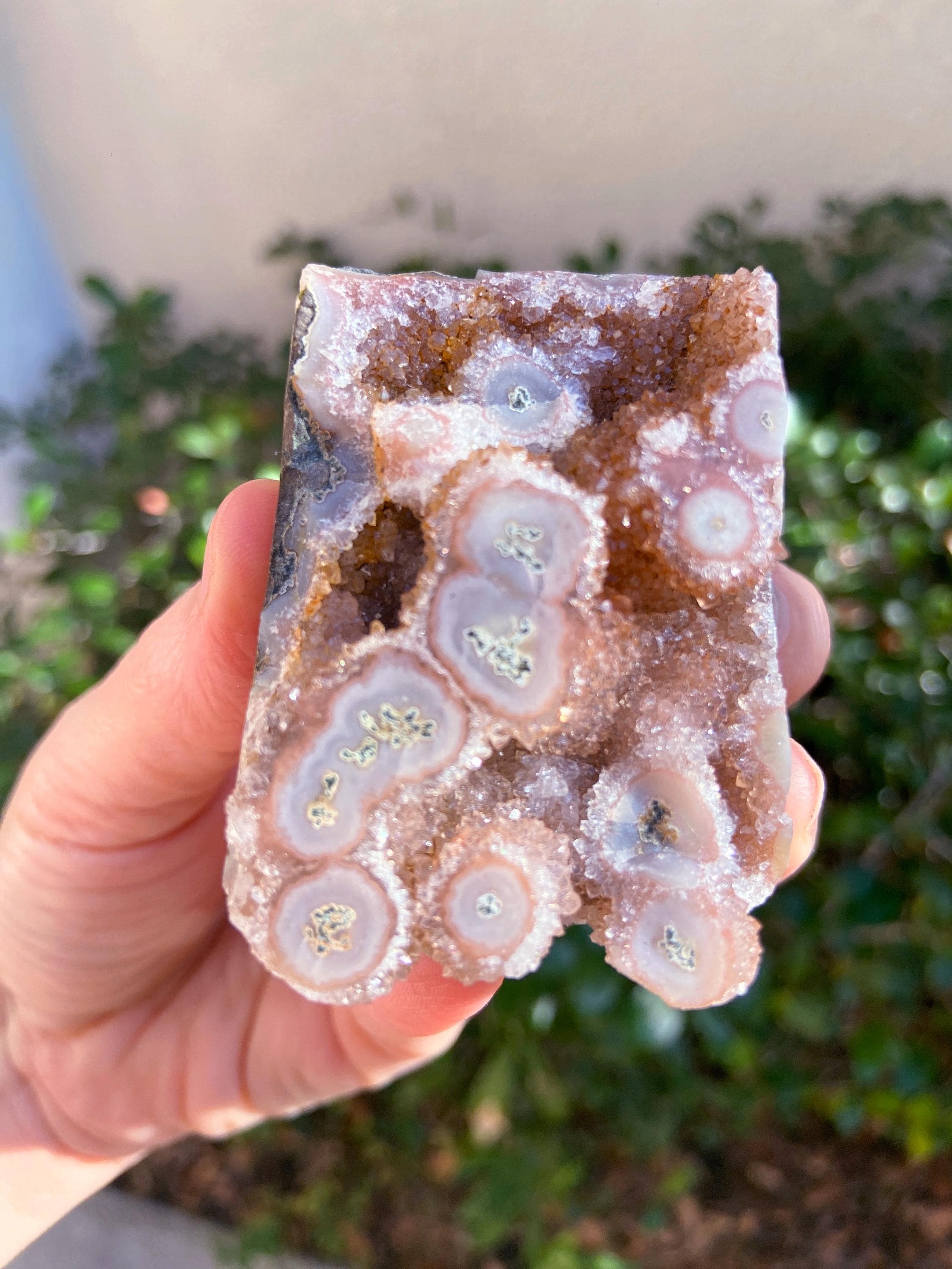 Rare Ametrine Stalactite Specimen With Sparkly Druzy, Exact One, 2.25", 122g Rare Ametrine Stalactite Specimen With Sparkly Druzy, Exact One, 2.25", 122g