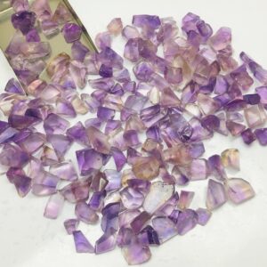 Transparent Ametrine Rough Lot | Raw Multicolor Crystal 15-18mm Transparent Ametrine Rough Lot | Raw Multicolor Crystal 15-18mm