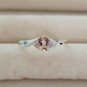 Natural Ametrine Ring, 925 sterling Silver Ring, Ametrine Engagement Ring, Oval cut Ametrine Ring, Wedding Ring, Dainty Ring, Ring for Gift