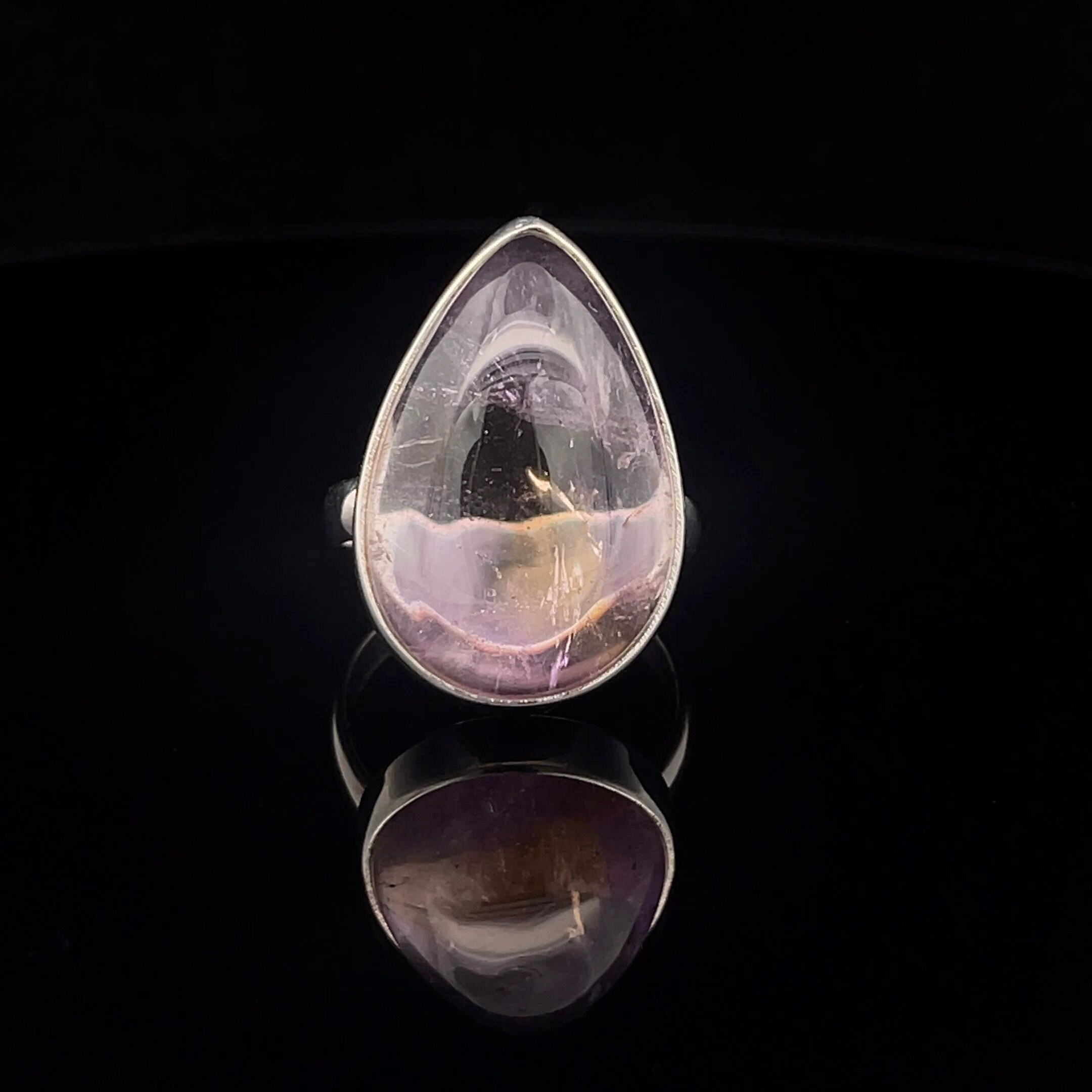 Sterling Silver Ametrine Ring Size 10