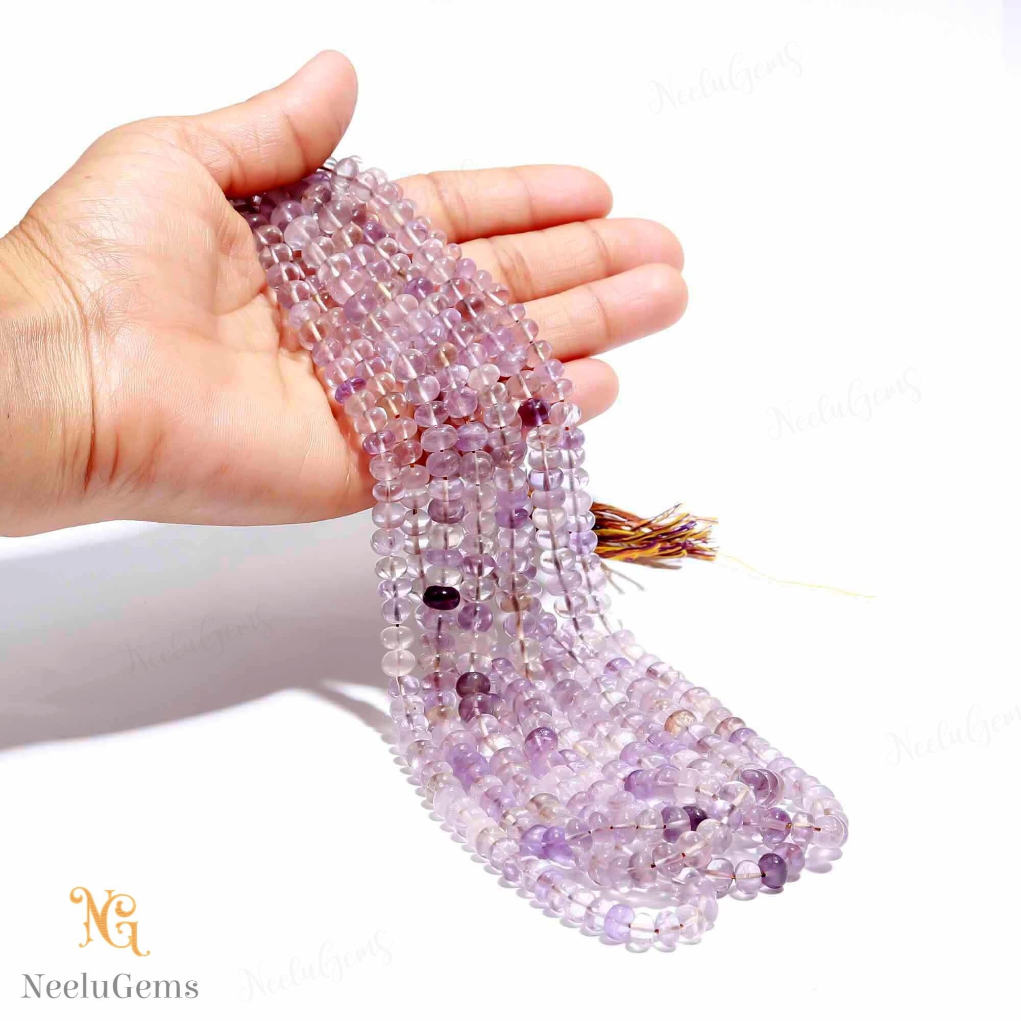 Aaa+ Ametrine Quartz Smooth Rondelle Beads,6-7 Mm Natural Ametrine Quartz Indian Cut Beads,16" Loose Gemstone Beads For Handmade Jewelry Aaa+ Ametrine Quartz Smooth Rondelle Beads,6-7 Mm Natural Ametrine Quartz Indian Cut Beads,16" Loose Gemstone Beads For Handmade Jewelry