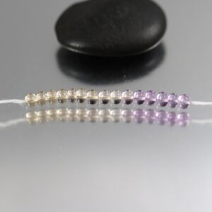 Ametrine Smooth Rondelle Beads - 4mm - Set Of 15