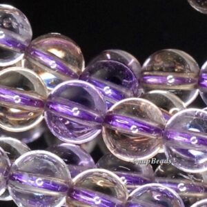6mm Sassy Ametrine Gemstone Grade AA Round 6mm Loose Beads 7 inch Half Strand  (90106957-123)