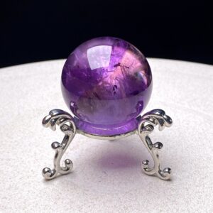 1.5" Natural Ametrine Sphere/Tibetan Himalayan High Altitude Amethyst Ball/Ametrine Purple Crystal Ball/Reiki Healing/Scrying Crystal Gift