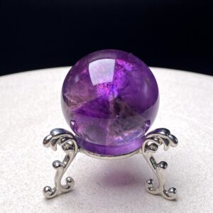 1.54"Natural Ametrine Sphere/Tibetan Himalayan High Altitude Amethyst Ball/Ametrine Purple Crystal Ball/Reiki Healing/Scrying Crystal Gift 1.54"Natural Ametrine Sphere/Tibetan Himalayan High Altitude Amethyst Ball/Ametrine Purple Crystal Ball/Reiki Healing/Scrying Crystal Gift
