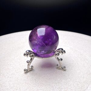 1.54"Natural Ametrine Sphere/Tibetan Himalayan High Altitude Amethyst Ball/Ametrine Purple Crystal Ball/Reiki Healing/Scrying Crystal Gift