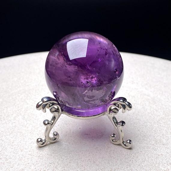 1.73"natural Ametrine Sphere/himalayan Amethyst Ball/ametrine Purple Crystal Ball 1.73"natural Ametrine Sphere/himalayan Amethyst Ball/ametrine Purple Crystal Ball