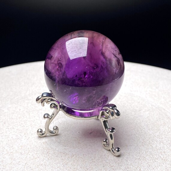 1.83"natural Ametrine Sphere/tibetan Himalayan Amethyst Ball/ametrine Purple Crystal Ball Gift 1.83"natural Ametrine Sphere/tibetan Himalayan Amethyst Ball/ametrine Purple Crystal Ball Gift
