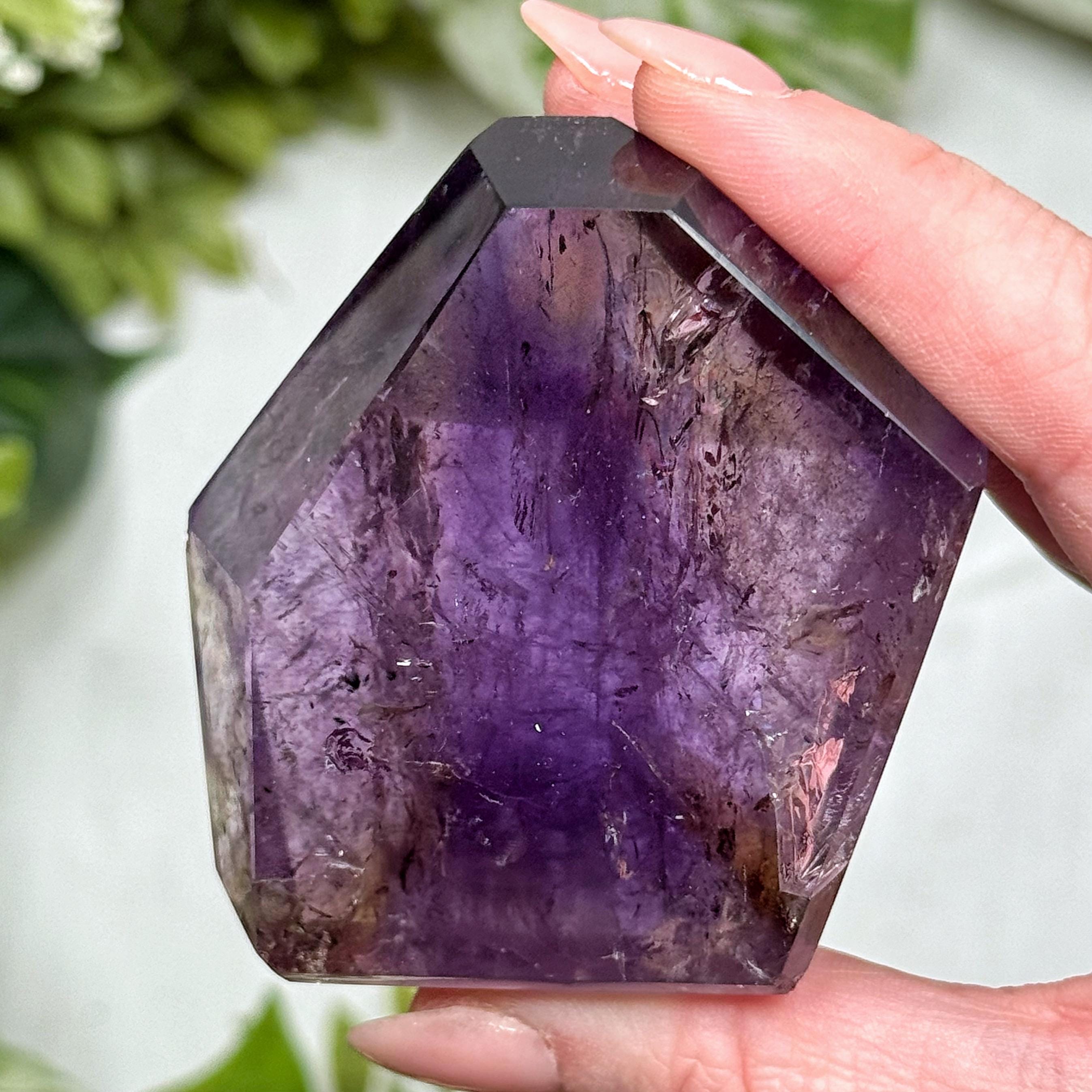 Ametrine Freeform | 143g | - #3 (polished Purple Crystal Chunk, Crown Chakra, Healing Stone)