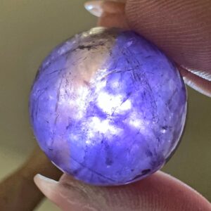 Ametrine Sphere | 24g | - #24 (polished Purple Crystal Ball, Crown Chakra, Citrine & Amethyst, Intuition)