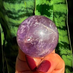 Ametrine sphere w/ stand - Amethyst & Citrine crystal - Ametrine crystal - manifestation and clarity