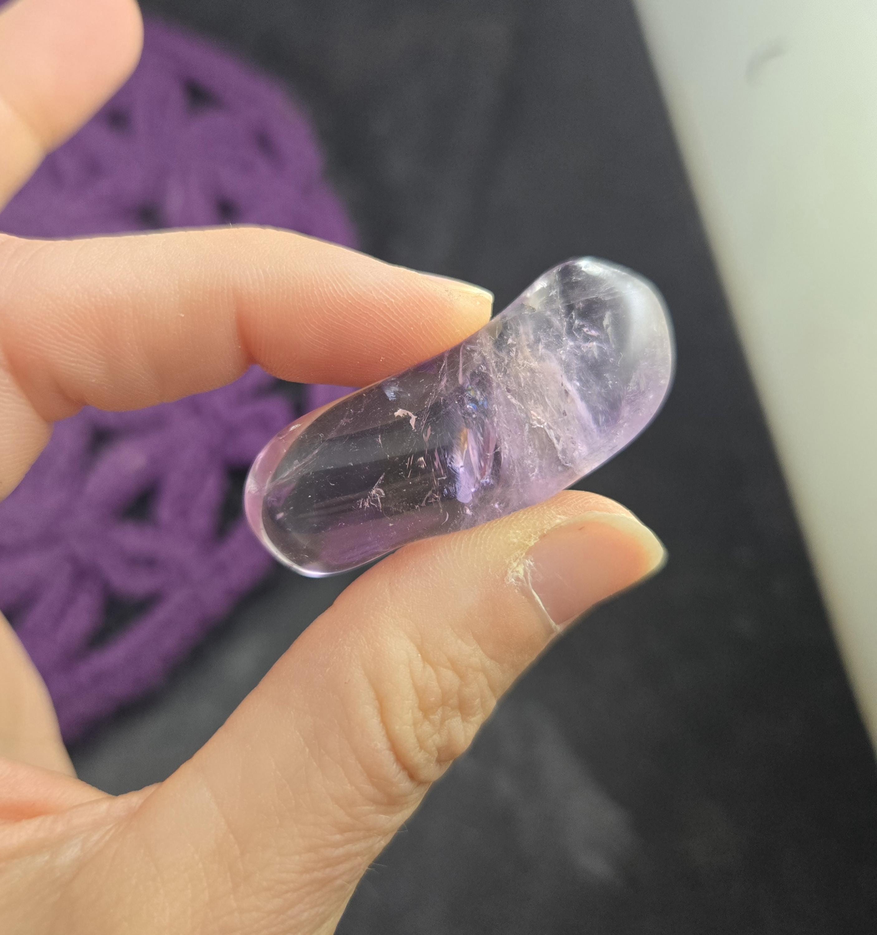 Ametrine Tumbled Stone Amethyst Citrine Tumble Crystal Rare Crystals Purple Yellow High Vibration Brazil Pocket Rock Ametrine Tumbled Stone Amethyst Citrine Tumble Crystal Rare Crystals Purple Yellow High Vibration Brazil Pocket Rock