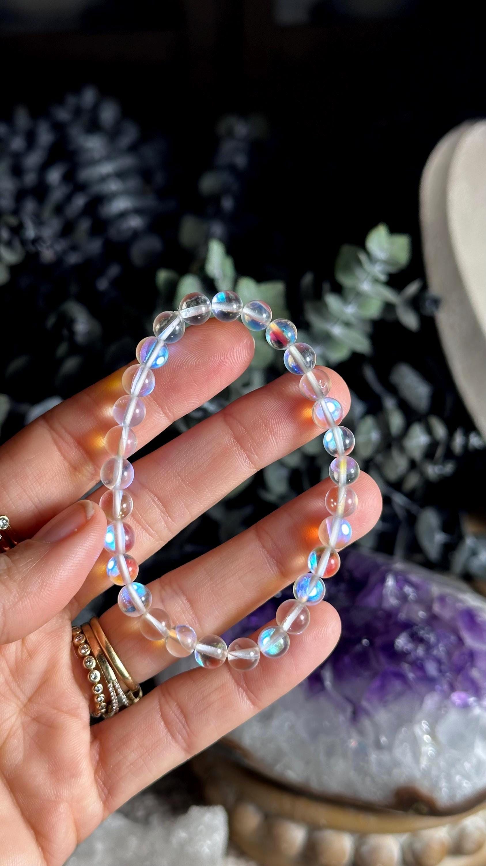 6mm Angel Aura Quartz Bracelet 6mm Angel Aura Quartz Bracelet