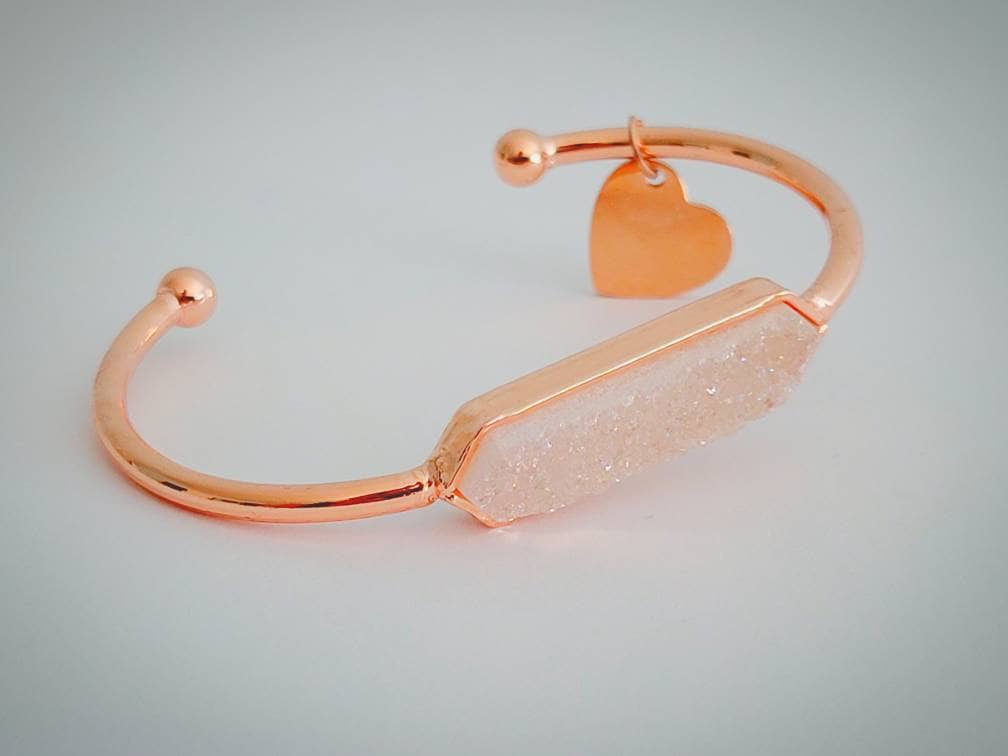 Druzy Bangle Best Friend Gift Raw Crystal Bangle Druzy Bracelet Druzy Jewlery Angel Aura Quartz Druzy Bangle Best Friend Gift Raw Crystal Bangle Druzy Bracelet Druzy Jewlery Angel Aura Quartz