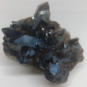 Angel Aura Quartz Cluster: Rainbow Healing Crystal, 208 grams