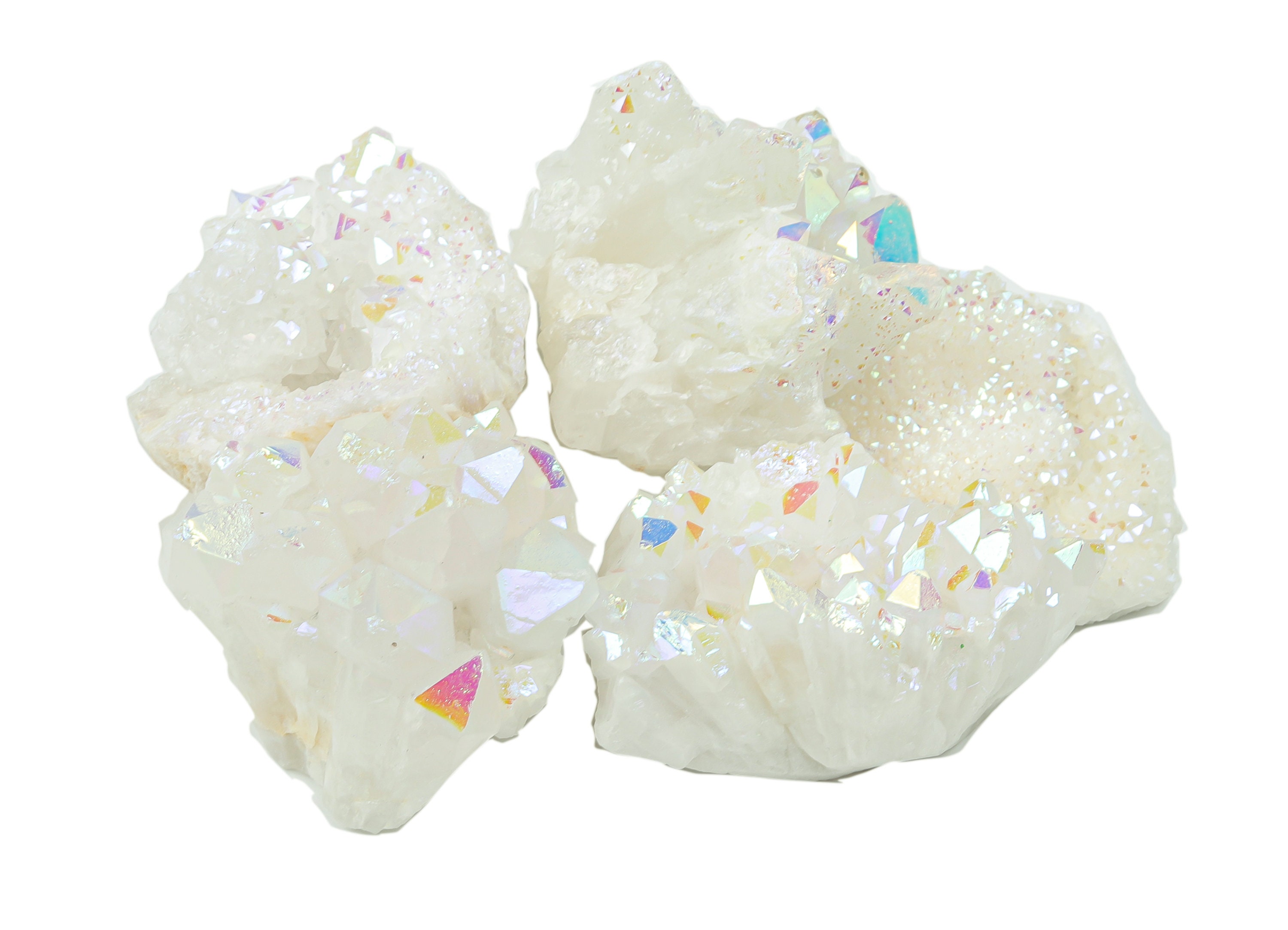Angel Aura Cluster - Angel Aura Quartz Crystal – Gemstone Crystal – Healing Stone - Gifts – Ra1101