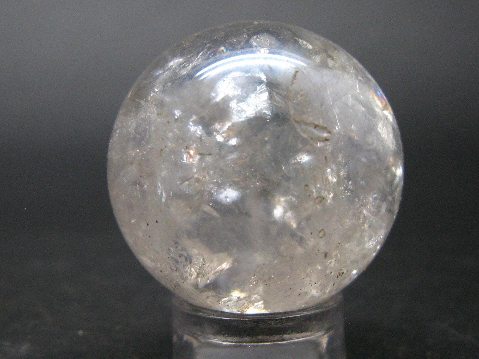 Beautiful Angel Aura Quartz Crystal Sphere Ball From Brazil - 1.0" Beautiful Angel Aura Quartz Crystal Sphere Ball From Brazil - 1.0"