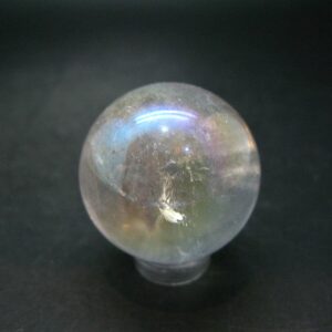 Beautiful Angel Aura Quartz Crystal Sphere Ball From Brazil - 1.3" Beautiful Angel Aura Quartz Crystal Sphere Ball From Brazil - 1.3"