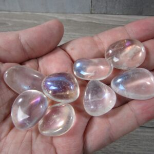 Angel Aura Quartz 1 Inch // Tumbled Stone