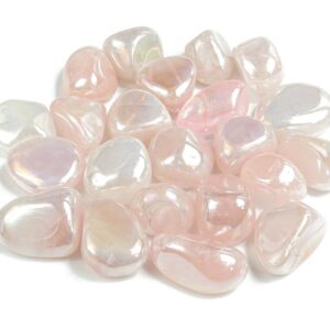 Angel Aura Quartz Tumbled – Pink Aura Crystal – Healing Stone - TU1160