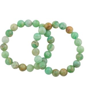 Natural Green Flower Angelite Bracelet Smooth Round Size 6mm and 8mm- Handmade In USA- approx. 7" Bracelet Crystal Bracelet Natural Green Flower Angelite Bracelet Smooth Round Size 6mm and 8mm- Handmade In USA- approx. 7" Bracelet Crystal Bracelet