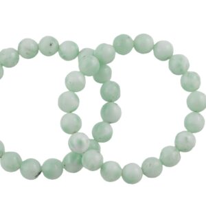 Natural Light Green Angelite Bracelet Smooth Round Size 6mm and 8mm- Handmade In USA- approx. 7" Bracelet Crystal Bracelet Natural Light Green Angelite Bracelet Smooth Round Size 6mm and 8mm- Handmade In USA- approx. 7" Bracelet Crystal Bracelet