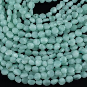 Natural Green Angelite Nuggets Beads -16 Inch strand - Wholesale pricing AAA Quality- Full 16 inch strand Gemstone Beads