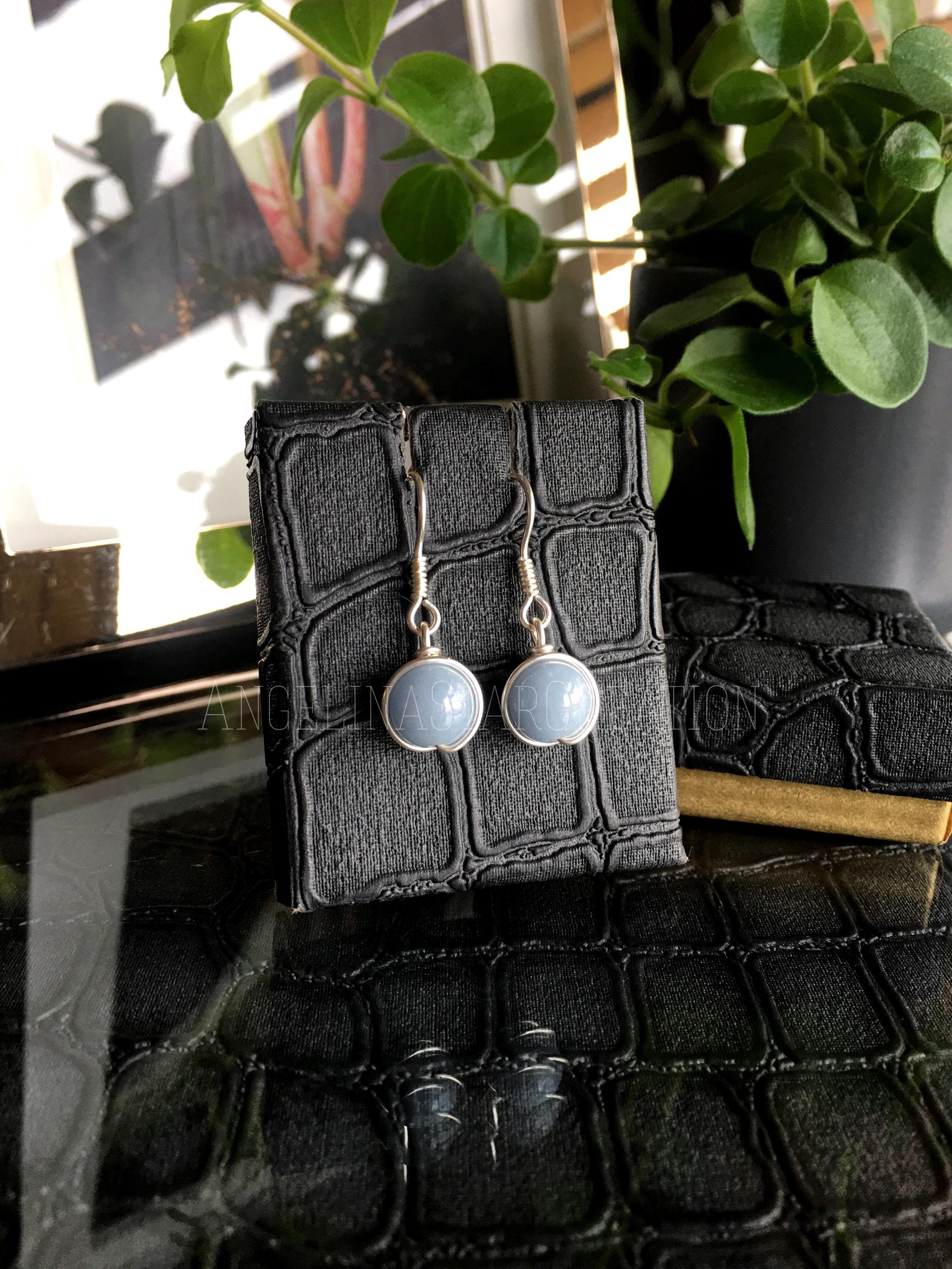 Angelite Earrings, Jewelry Gifts
