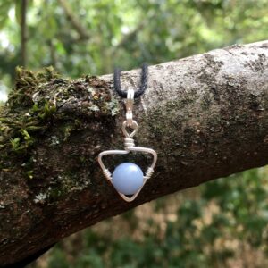 Angelite Pendant Necklace: Jewellery Gifts Angelite Pendant Necklace: Jewellery Gifts