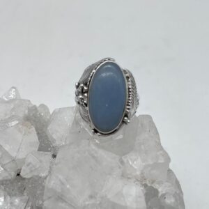Beautiful Angelite Ring, Size 7 Beautiful Angelite Ring, Size 7