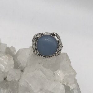 Angelite Ring, Size 7 1/2 Angelite Ring, Size 7 1/2