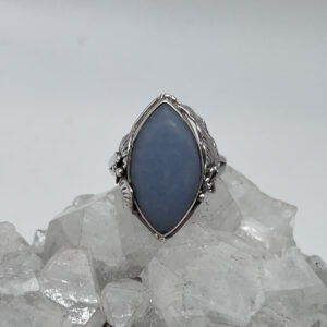 Unique Angelite Ring, Size 9 Unique Angelite Ring, Size 9
