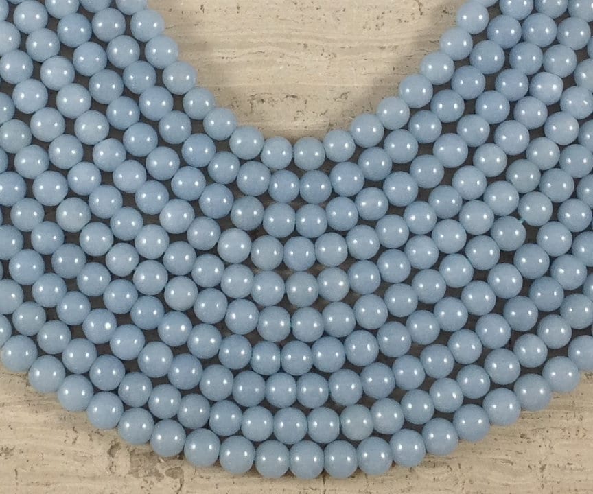 Angelite Round 4mm 6mm 8mm