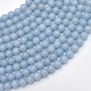 Angelite Beads: 6mm (6.7mm) Round, 15 Inch (117054002)