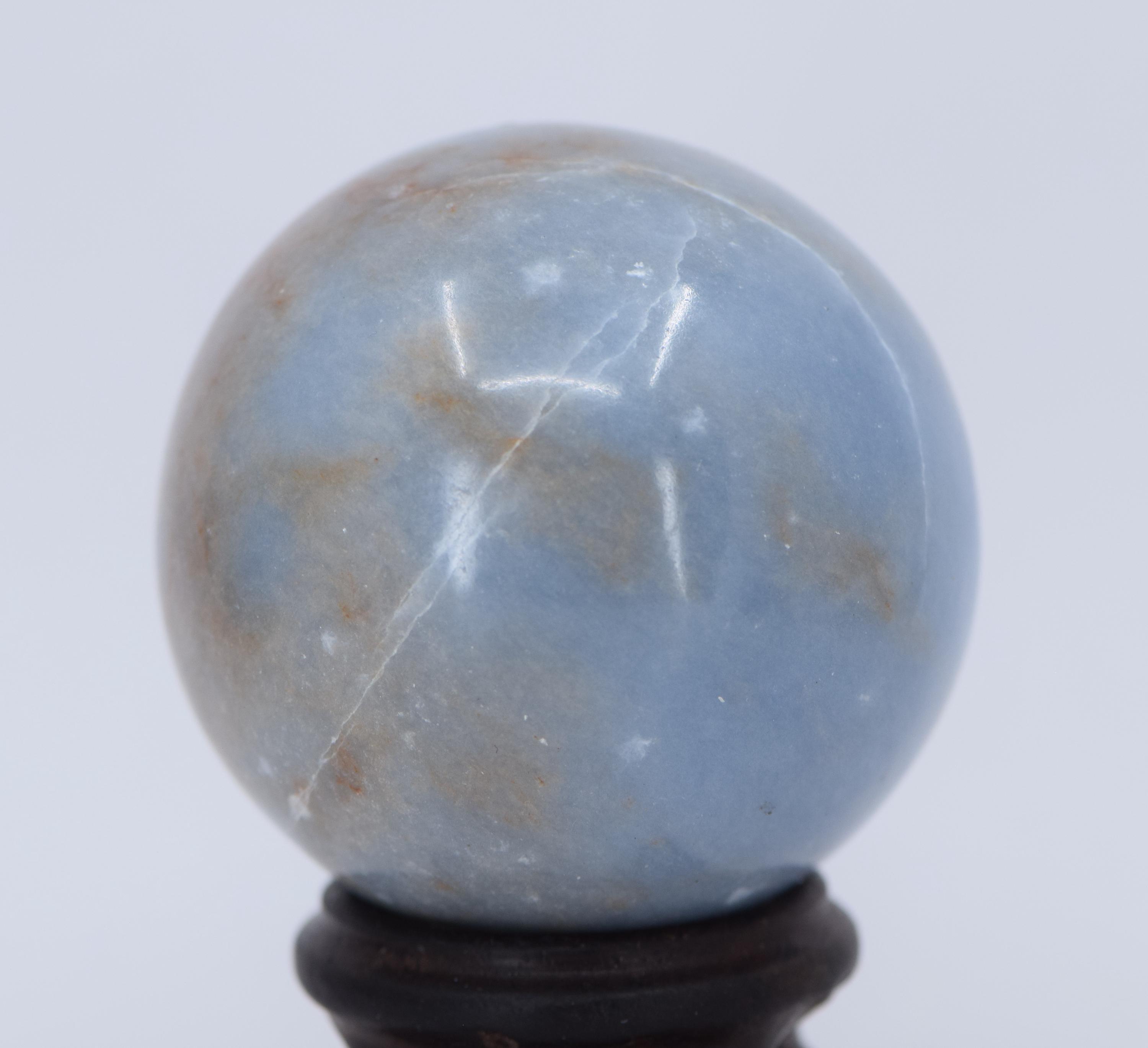 Angel Blue Angelite (anhydrite) Sphere Angel Blue Angelite (anhydrite) Sphere