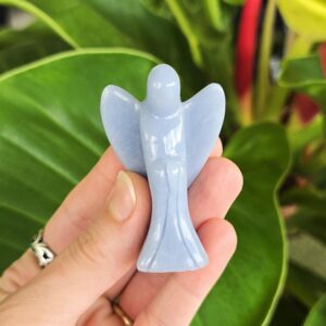 Angelite Crystal Angel Figurine