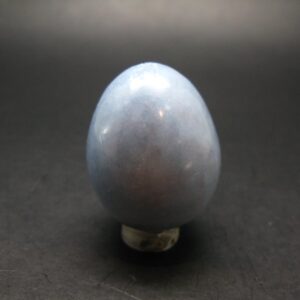 Fine Angelite Angellite Egg From Peru - 1.6" Fine Angelite Angellite Egg From Peru - 1.6"