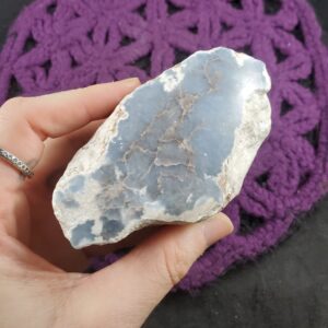 Angelite Top Polished Crystal Freeform Large Stones Crystals Natural Blue Anhydrite Unique Display Peru Angelite Top Polished Crystal Freeform Large Stones Crystals Natural Blue Anhydrite Unique Display Peru