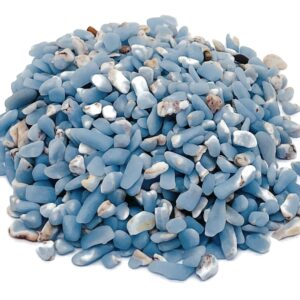 Angelite Chips – Gemstone Chips – Crystal Semi Tumbled Chips - Bulk Crystal - 5-7mm - Cp1190 Angelite Chips – Gemstone Chips – Crystal Semi Tumbled Chips - Bulk Crystal - 5-7mm - Cp1190