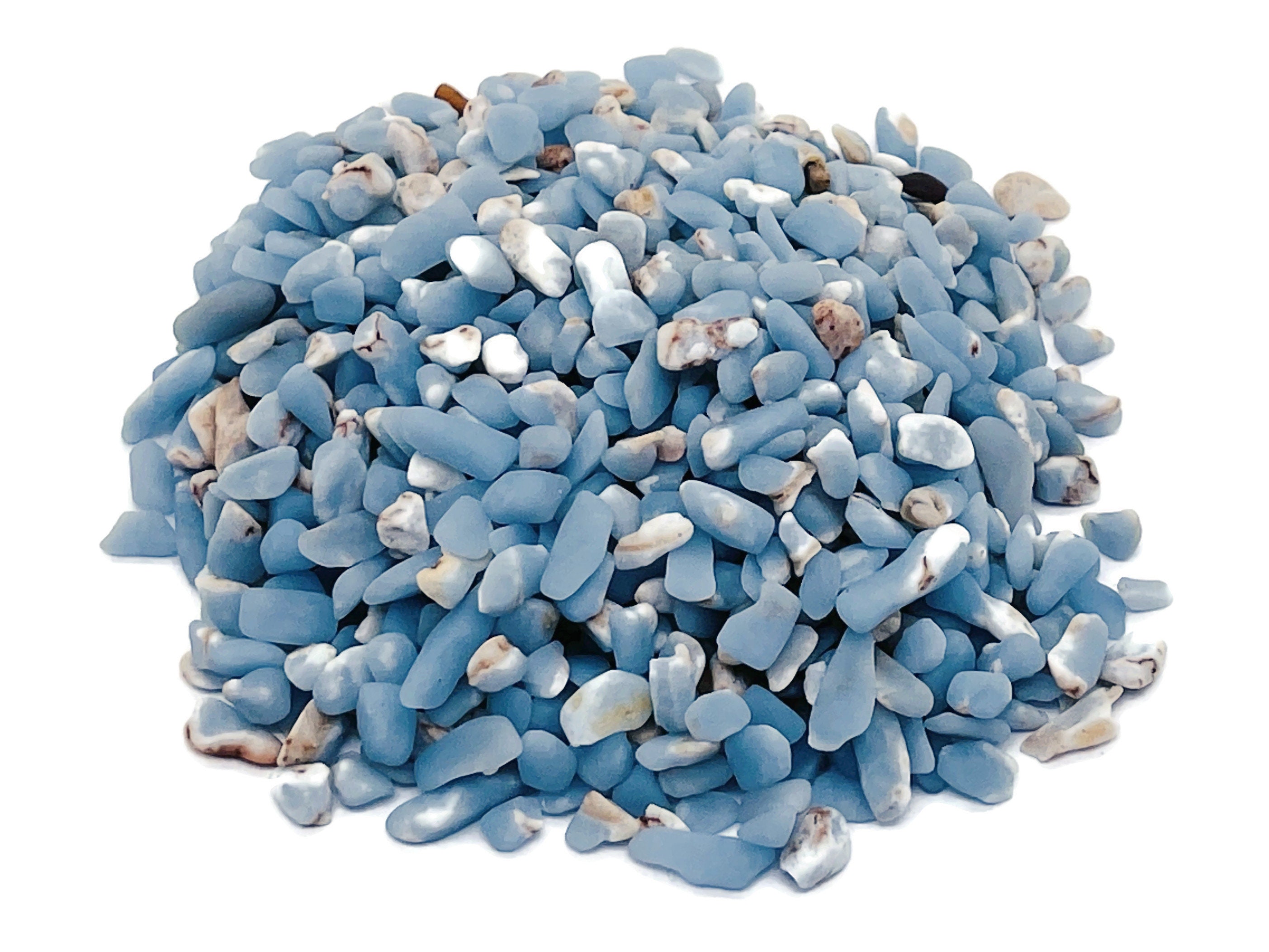 Angelite Chips – Gemstone Chips – Crystal Semi Tumbled Chips - Bulk Crystal - 5-7mm - Cp1190 Angelite Chips – Gemstone Chips – Crystal Semi Tumbled Chips - Bulk Crystal - 5-7mm - Cp1190