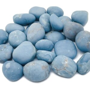 Angelite Tumbled Stone -angelite Crystal - Angelite Gemstone – Tu1061 Angelite Tumbled Stone -angelite Crystal - Angelite Gemstone – Tu1061