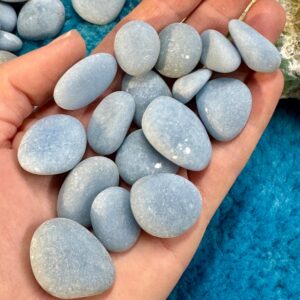 Angelite Stones Baby Blue Polished Gems Angelite Tumbled Angelite Gems Angelite Stones Angelite Crystals Powder Blue Tumbles Stone Sky Blues Angelite Stones Baby Blue Polished Gems Angelite Tumbled Angelite Gems Angelite Stones Angelite Crystals Powder Blue Tumbles Stone Sky Blues