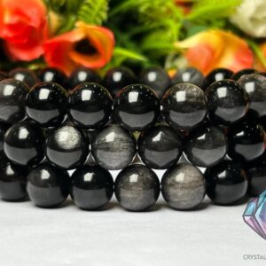 8MM ,10MM Apache Tears Stone Stretchable Beaded Bracelet 8MM ,10MM Apache Tears Stone Stretchable Beaded Bracelet