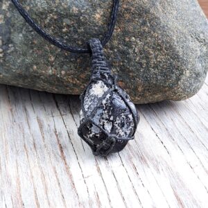 Apache Tear Pendant - Cope with Grief/Sadness, Forgiveness, Release, Reiki, Necklace 6