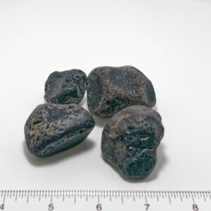 Lot of 4 - Raw Apache Tears - Obsidian Nodules - Meditation Stones - Healing Stones - 6oz/170g