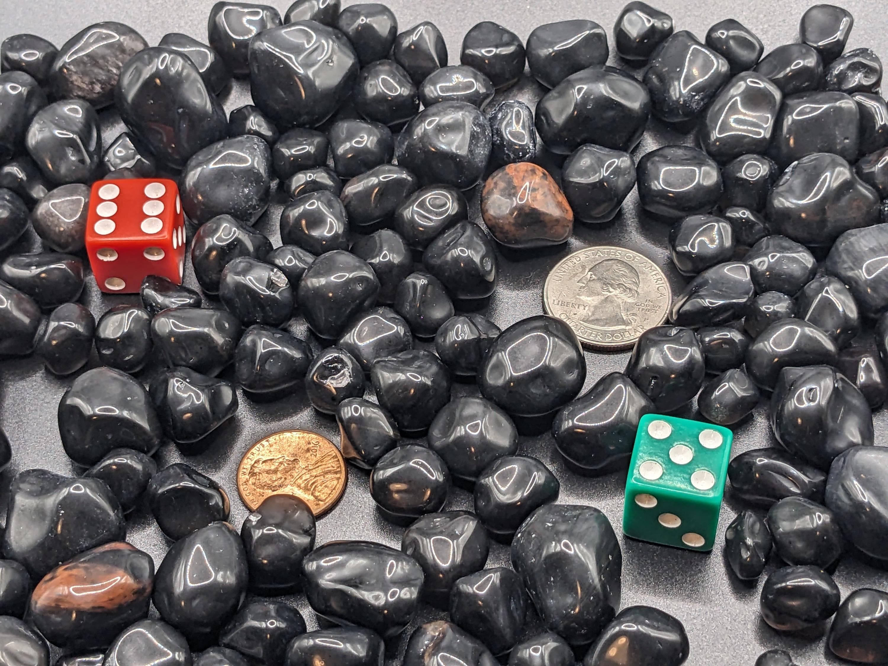 2 Ounces Tumbled Apache Tears 2 Ounces Tumbled Apache Tears
