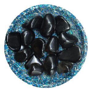 Apache Tears Crystal Chips – Various Sizes | Apache Tears Chips | Gemstone Chips | Orgonite Supplies | US Seller - Ships from the US