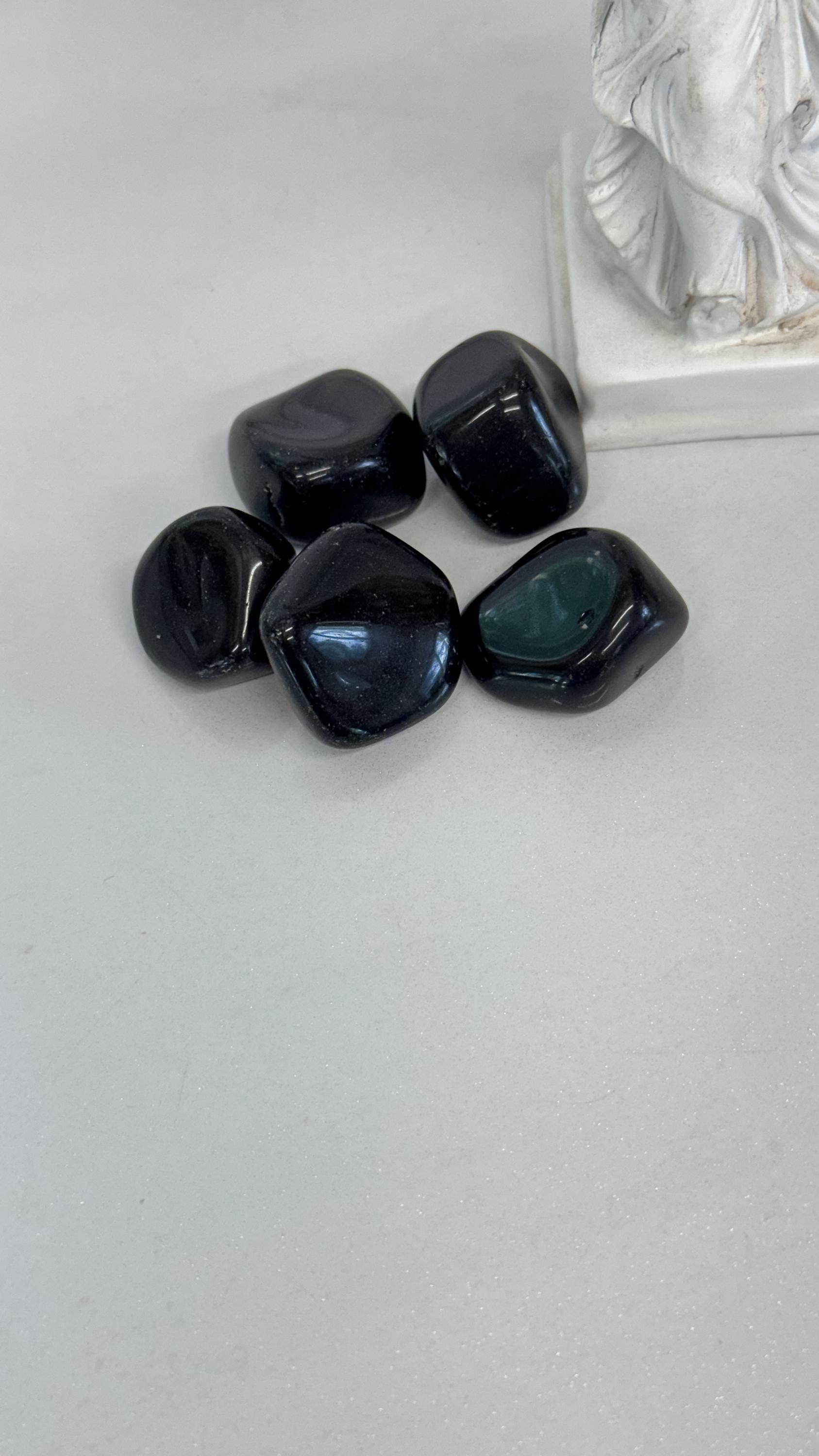 Medium Tumbled Apache Tear Drop Pocket Stone - Crystal - Quartz - Mineral - Black Obsidian Medium Tumbled Apache Tear Drop Pocket Stone - Crystal - Quartz - Mineral - Black Obsidian