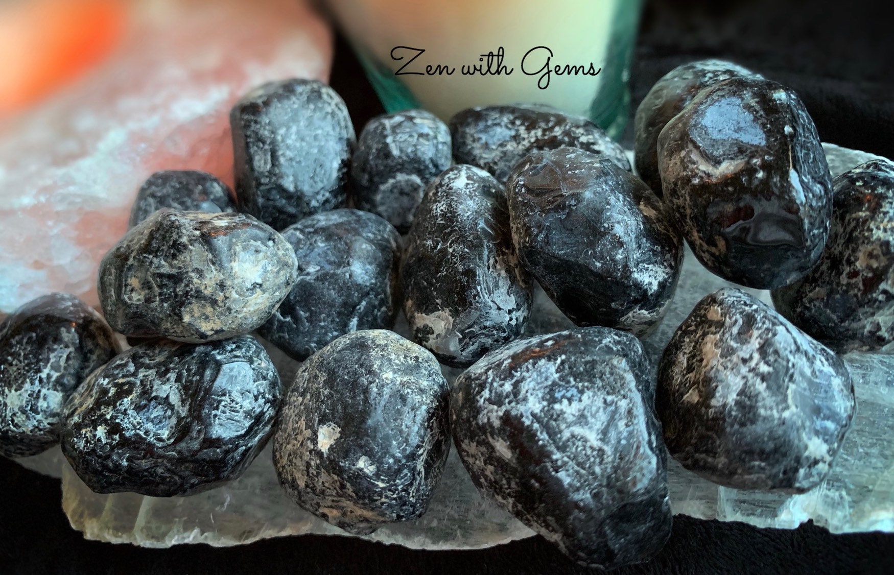 Apache Tear, Rough Tumbled Apache Tear, Obsidian, Crystal Grid, Chakra, Reiki, Sacred Space, Pagan Altar, Meditation! Apache Tear, Rough Tumbled Apache Tear, Obsidian, Crystal Grid, Chakra, Reiki, Sacred Space, Pagan Altar, Meditation!