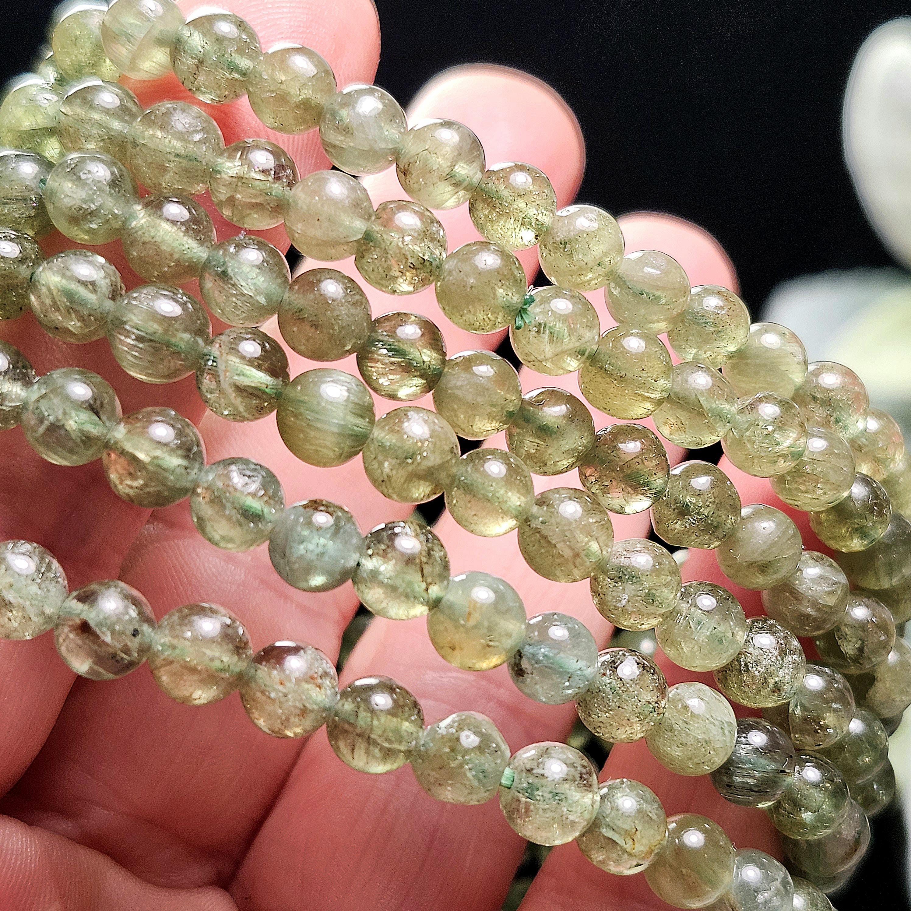 Green Apatite Bracelet - Beaded Crystal Bracelet - Green Apatite Beads - Apatite Jewelry Green Apatite Bracelet - Beaded Crystal Bracelet - Green Apatite Beads - Apatite Jewelry